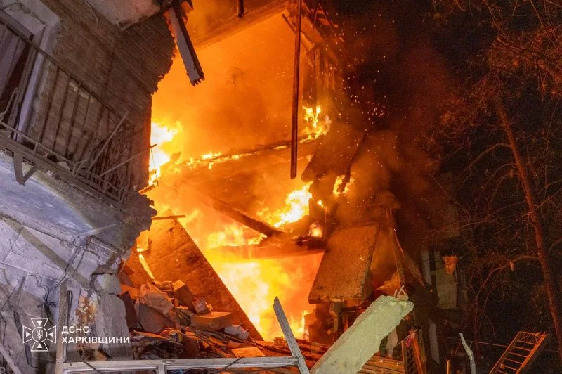 Службове фото ДСНС з місця події.