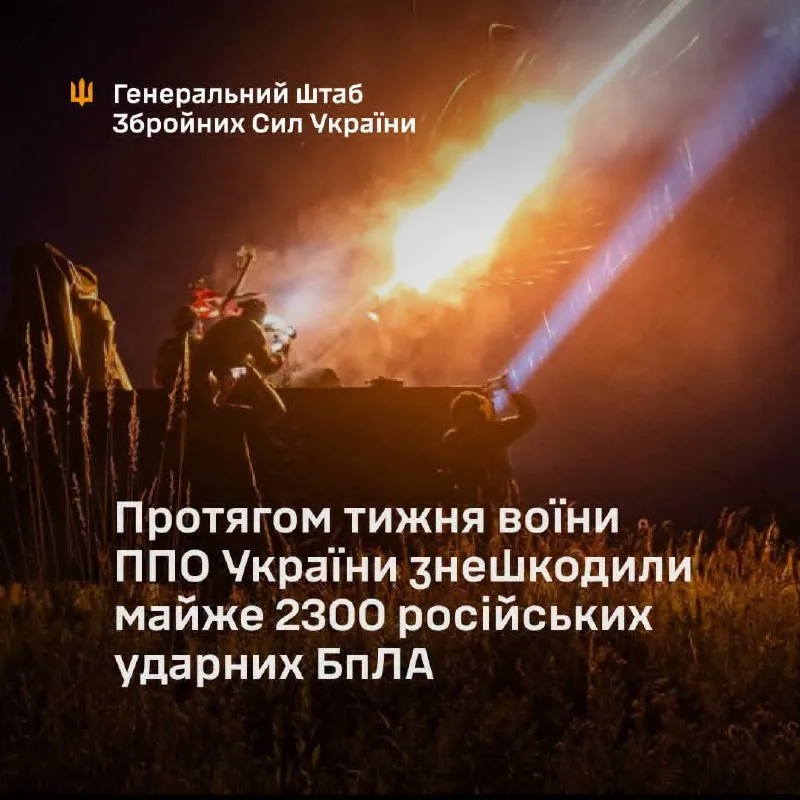 Зенитная установка и средства противовоздушной обороны на боевой позиции на рассвете