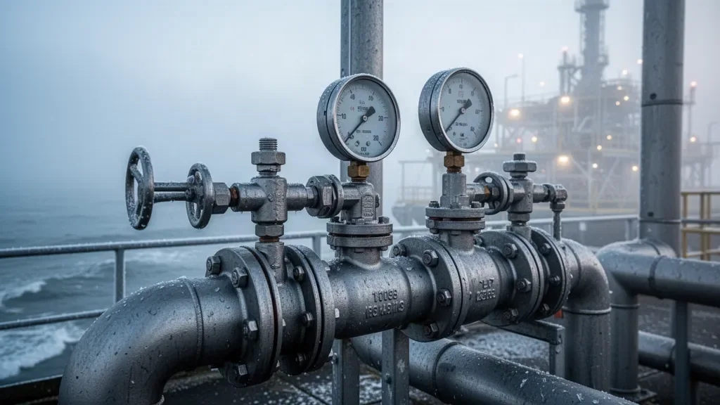Вентилі та запірна арматура на індустріальному газовому терміналі в Європі